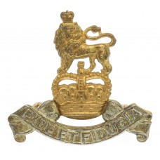 Royal Army Pay Corps (R.A.P.C.) Officer's Dress Cap Badge - Queen
