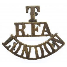 Royal Field Artillery London Territorials (T/R.F.A./LONDON) Shoul