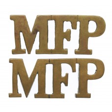 Pair of Military Foot Police (M.F.P.) Shoulder Titles