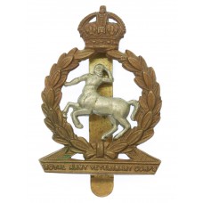 Royal Army Veterinary Corps (R.A.V.C.) Cap Badge - King's Crown