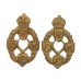 Pair of Royal Electrical & Mechanical Engineers (R.E.M.E.) Collar Badges - King's Crown (1st Pattern)
