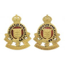 Pair of Royal Army Ordnance Corps (R.A.O.C.) Officer's Gilt &