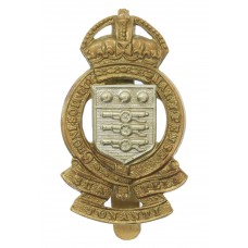 Royal Army Ordnance Corps (R.A.O.C.) Bi-metal Cap Badge - King's Crown