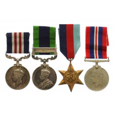 WW2 Dunkirk Prisoner of War Military Medal Group of Four - Pte. A. Fraser, 1st Bn. Highland Light Infantry