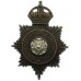 Northamptonshire Constabulary Black Helmet Plate - King's Crown