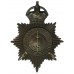 Northamptonshire Constabulary Black Helmet Plate - King's Crown