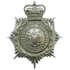 Southend -on- Sea Constabulary Helmet Plate - Queen's Crown