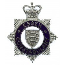 Essex Constabulary Senior Officer's Enamelled Cap Badge - Queen's Crown