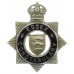 Essex Constabulary Senior Officer's Enamelled Cap Badge - King's Crown