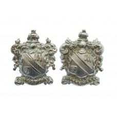 Pair of County Borough of Bolton Police Collar Badges