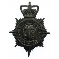 Birkenhead Borough Police Night Helmet Plate - Queen's Crown