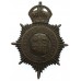 Birkenhead Borough Police Night Helmet Plate - King's Crown