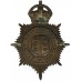 Birkenhead Borough Police Night Helmet Plate - King's Crown