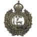 Berkshire Constabulary Wreath Helmet Plate - King's Crown