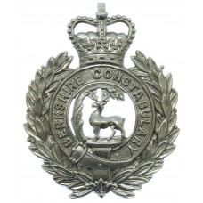 Berkshire Constabulary Wreath Helmet Plate - Queen's Crown