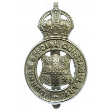 Durham Special Constabulary Cap Badge - King's Crown