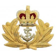 Royal Navy Officer's Beret Badge - Queen's Crown