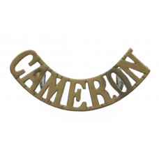 Queen's Own Cameron Highlanders (CAMERON) Shoulder Title