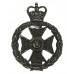 Royal Green Jackets Black Anodised (Staybrite) Cap Badge