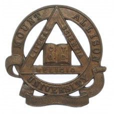 Canadian Mount Allison University C.O.T.C. Cap Badge