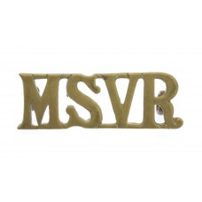 Malay States Volunteer Rifles (M.S.V.R.) Shoulder Title