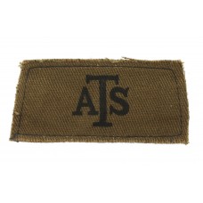 Auxiliary Territorial Service (A.T.S.) WW2 Printed Slip On Shoulder Title