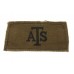 Auxiliary Territorial Service (A.T.S.) WW2 Printed Slip On Shoulder Title