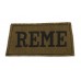 Royal Electrical & Mechanical Engineers (R.E.M.E.) Printed Slip On Shoulder Title