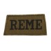 Royal Electrical & Mechanical Engineers (R.E.M.E.) Printed Slip On Shoulder Title