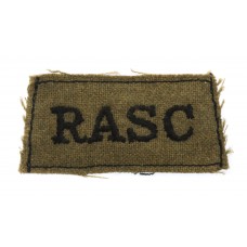 Royal Army Service Corps (R.A.S.C.) WW2 Cloth Slip On Shoulder Ti