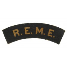 Royal Electrical & Mechanical Engineers (R.E.M.E.) Printed Shoulder Title