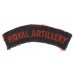 Royal Artillery (ROYAL ARTILLERY) Printed Shoulder Title