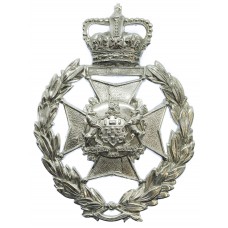 Salford City Police Wreath Helmet Plate - Queen's Crown