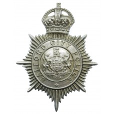 Salford City Police Helmet Plate - King's Crown