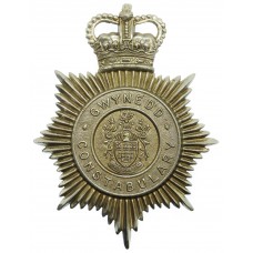 Gwynedd Constabulary Helmet Plate - Queen's Crown