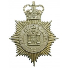 East Suffolk Police Helmet Plate - Queen's Crown