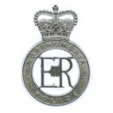 Northumbria Police Cap Badge - Queen's Crown