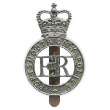 Portsmouth City Police Cap Badge - Queen's Crown