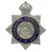 Lancashire Constabulary Senior Officer's Enamelled Cap Badge - King's Crown
