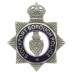Stockport Borough Police Senior Officer's Enamelled Cap Badge - King's Crown