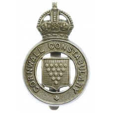 Cornwall Constabulary Cap Badge - King's Crown