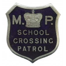 Metropolitan Police School Crossing Patrol Enamelled Cap Badge