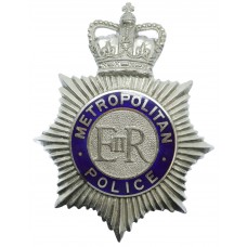 Metropolitan Police Enamelled Helmet Plate - Queen's Crown