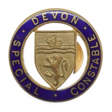 Devon Special Constabulary Special Constable Enamelled Lapel Badge