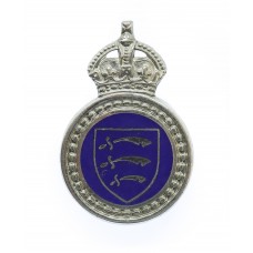 Essex Special Constabulary Enamelled Lapel Badge - King's Crown