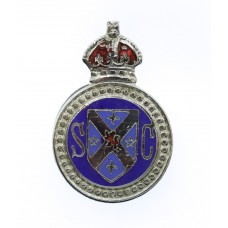 Stirlingshire Special Constabulary Enamelled Lapel Badge - King's Crown