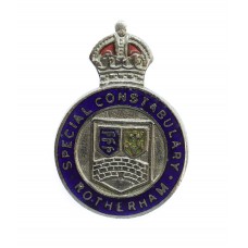 Rotherham Special Constabulary Enamelled Lapel Badge - King's Crown