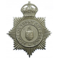Stoke-on-Trent City Police Helmet Plate - King's Crown