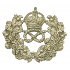 Staffordshire Constabulary Wreath Shako/Cap Badge - King's Crown