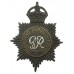 George VI Gravesend Borough Police Black Helmet Plate
